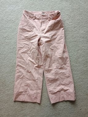 Duluth Chino Light Pink Wide Leg Cotton Pants